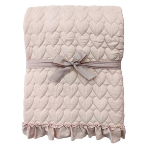 Trapunta Letto Matrimoniale Invernale Rosa Cuore di Zucchero Blanc Mariclo