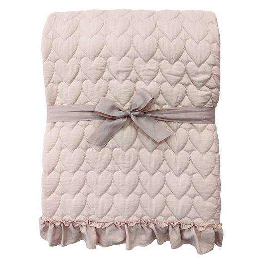 Trapunta Letto Matrimoniale Invernale Rosa Cuore di Zucchero Blanc Mariclo