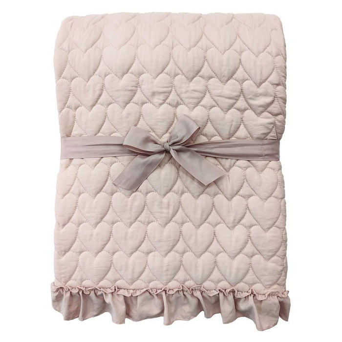 Trapunta Letto Matrimoniale Invernale Rosa Cuore di Zucchero Blanc Mariclo