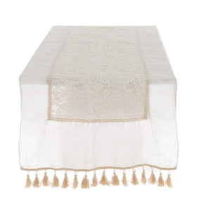 Runner Elegante Shabby Chic – Collezione Dentelle Blanc Mariclo'