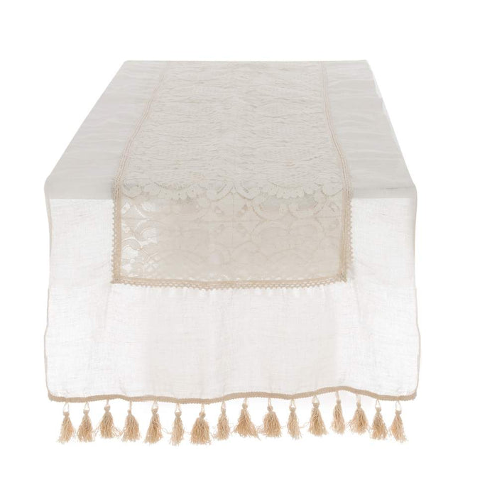 Runner Elegante Shabby Chic – Collezione Dentelle Blanc Mariclo'