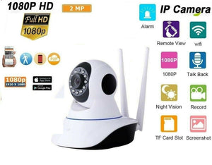 TELECAMERA IP CAM HD 1080P CAMERA WIRELESS LED 2 ANTENNE 2MP MEGAPIXEL
