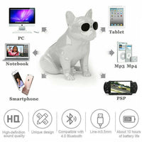 CASSA MINI SPEAKER BULLDOG FRANCESE CANE BLUETOOTH 4.2 TWS USB STEREO WIRELESS