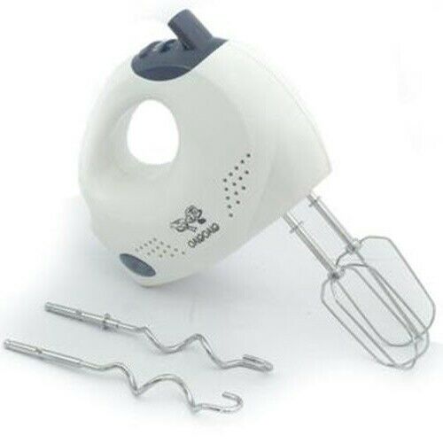 SBATTITORE ELETTRICO FRULLATORE FRUSTE ACCIAIO DA CUCINA 5 VELOCITÀ 250 W QQ608