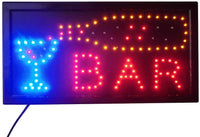 INSEGNA LUMINOSA CON SCRITTA BAR SCRITTA LUMINOSA TABELLA A LED