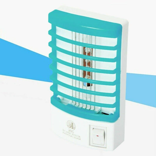 LAMPADA ANTI MOSCHE ZANZARE MINI ZANZARIERA ELETTRICA LED PRESA SPINA