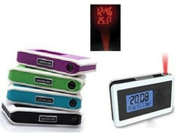 OROLOGIO PROIETTORE SVEGLIA LCD DIGITALE PROIETTA ORARIO TEMPERATURA