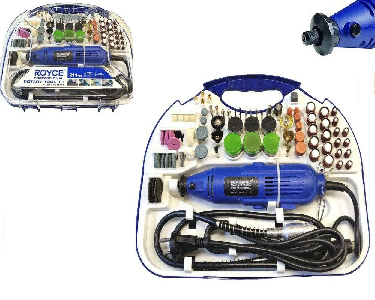 MINI SMERIGLIATRICE TRAPANO DRIMMEL 300W 211 FRESA ACCESSORI DI PRECISIONE