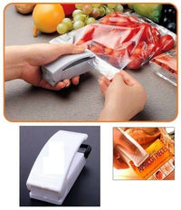 SIGILLA SACCHETTI TERMICO PORTATILE BUSTE SOTTOVUOTO SACCHETTI CONSERVA CIBO