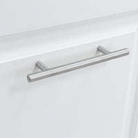 Mobile Base per Cucina Componibile in Legno Boiserie Bianco 2 Ante 2 Scomparti