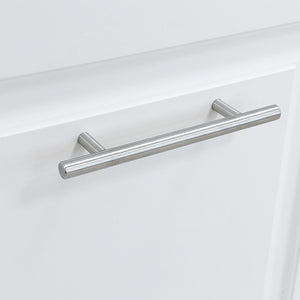 Mobile Base per Cucina Componibile in Legno Boiserie Bianco 2 Ante 2 Scomparti