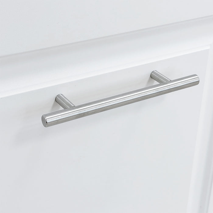 Mobile Base per Cucina Componibile in Legno Boiserie Bianco 2 Ante 2 Scomparti