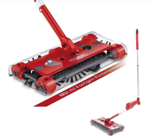 SCOPA ROTANTE ELETTRICA SWIVEL SWEEPER MAX ASPIRAPOLEVERE RUOTANTE RICARICABILE