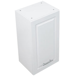 Pensile da Cucina Armadio Sospeso da Parete in Legno Design Boiserie Bianco