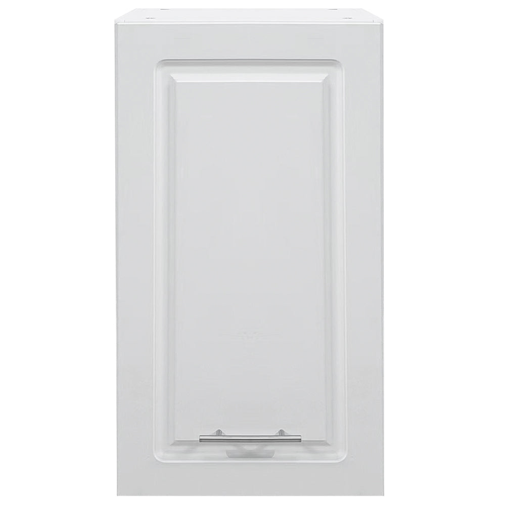 Pensile da Cucina Armadio Sospeso da Parete in Legno Design Boiserie Bianco