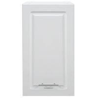 Pensile da Cucina Armadio Sospeso da Parete in Legno Design Boiserie Bianco