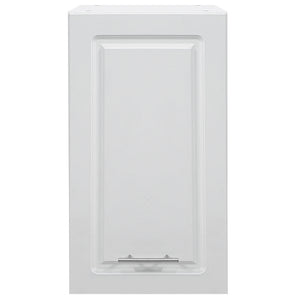 Pensile da Cucina Armadio Sospeso da Parete in Legno Design Boiserie Bianco