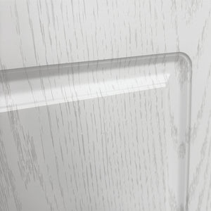 Mobile Sottolavello Cucina Componibile in Legno Boiserie Bianco Frassinato 3 Ante