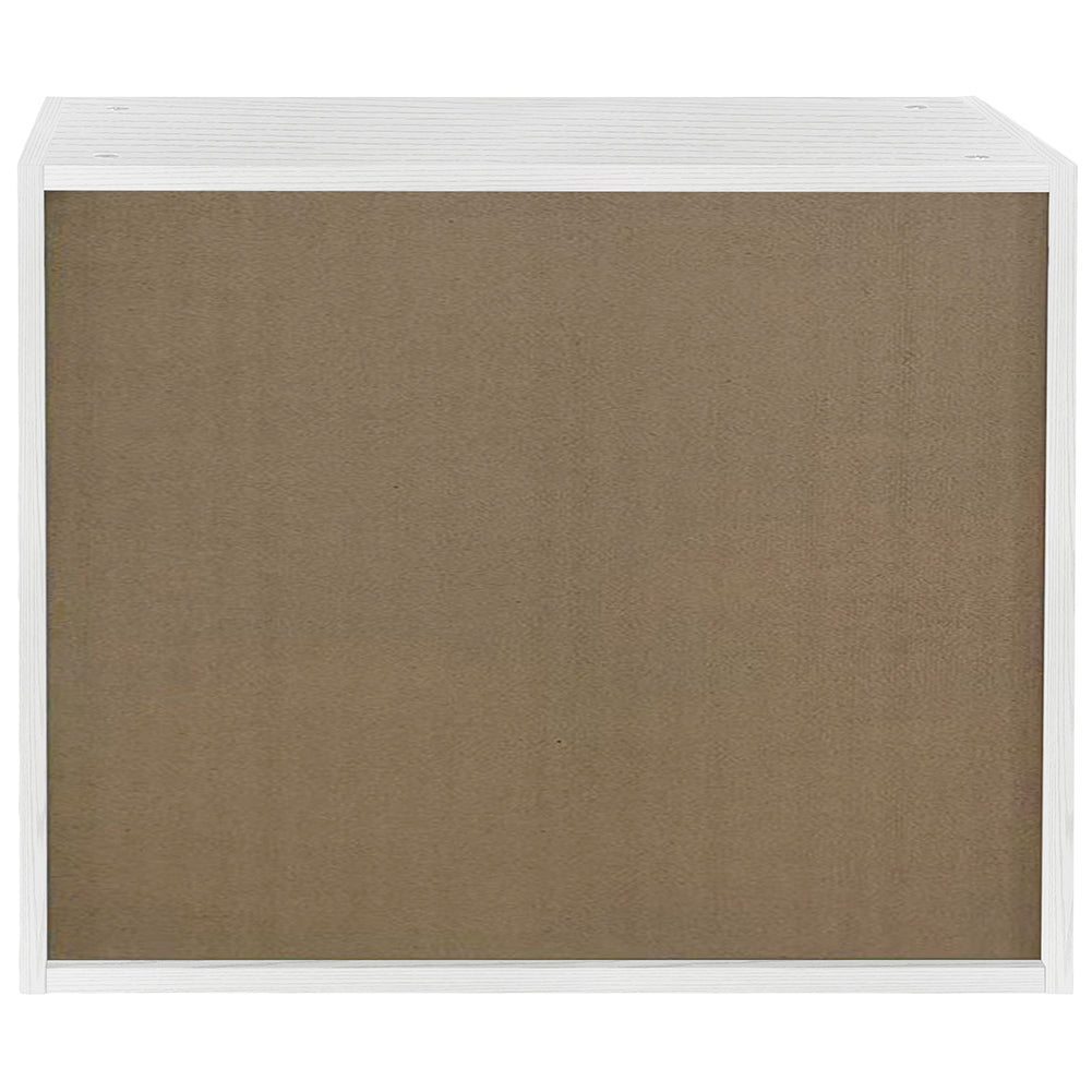 Pensile Cucina Ribaltabile Muro Armadio Sospeso Legno Boiserie Bianco Frassinato