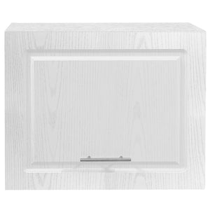 Pensile Cucina Ribaltabile Muro Armadio Sospeso Legno Boiserie Bianco Frassinato