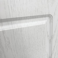 Pensile da Cucina Armadio Sospeso Parete Doppia Anta Boiserie Bianco Frassinato