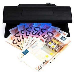 RILEVATORE BANCONOTE FALSE LAMPADA UV VERIFICA RILEVA CONTROLLA SOLDI FALSI