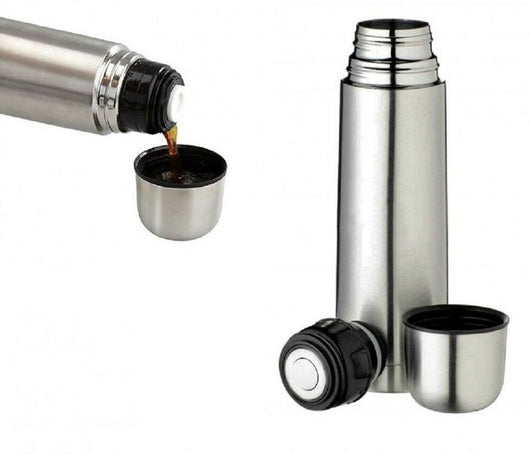 THERMOS PORTA VIVANDE BORRACCIA TERMICA TERMOS ACCIAIO INOX CONTENITORE 500ML