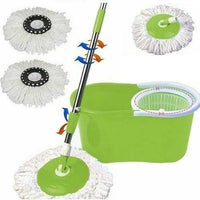 EASY MOP 360° ROTANTE ROTO MOCIO IN MICROFIBRA STRIZZATORE CASA CON SECCHIO