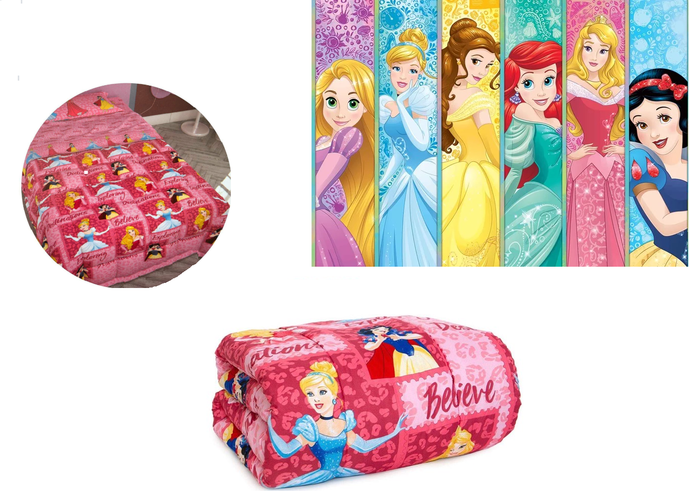 PIUMONE SINGOLO INVERNALE TRAPUNTA PRINCIPESSE DISNEY UNA PIAZZA