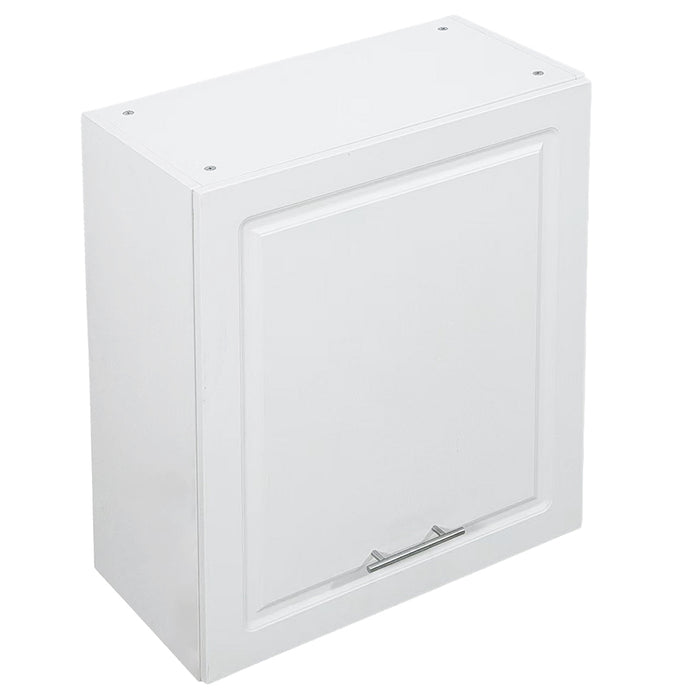 Pensile da Cucina Armadio Sospeso da Parete Anta Singola Boiserie Colore Bianco