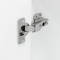 Pensile da Cucina Armadio Sospeso da Parete Anta Singola Boiserie Colore Bianco