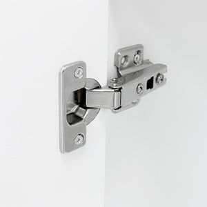 Pensile da Cucina Armadio Sospeso da Parete Anta Singola Boiserie Colore Bianco