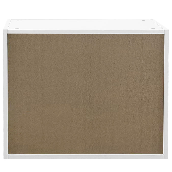 Pensile da Cucina Ribaltabile Muro Armadio Sospeso Legno Parete Boiserie Bianco