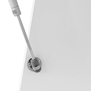 Pensile da Cucina Ribaltabile Muro Armadio Sospeso Legno Parete Boiserie Bianco