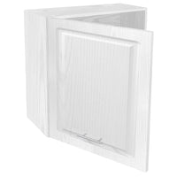 Pensile da Cucina Armadio Sospeso Parete Anta Singola Boiserie Bianco Frassinato