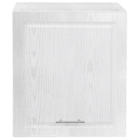 Pensile da Cucina Armadio Sospeso Parete Anta Singola Boiserie Bianco Frassinato