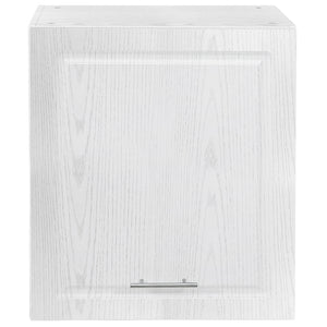 Pensile da Cucina Armadio Sospeso Parete Anta Singola Boiserie Bianco Frassinato