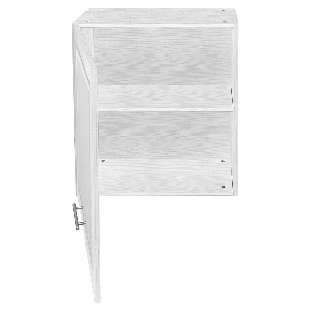 Pensile da Cucina Armadio Sospeso Parete Anta Singola Boiserie Bianco Frassinato