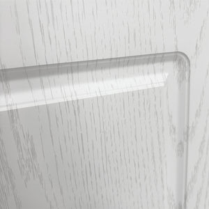 Pensile da Cucina Armadio Sospeso Parete Anta Singola Boiserie Bianco Frassinato