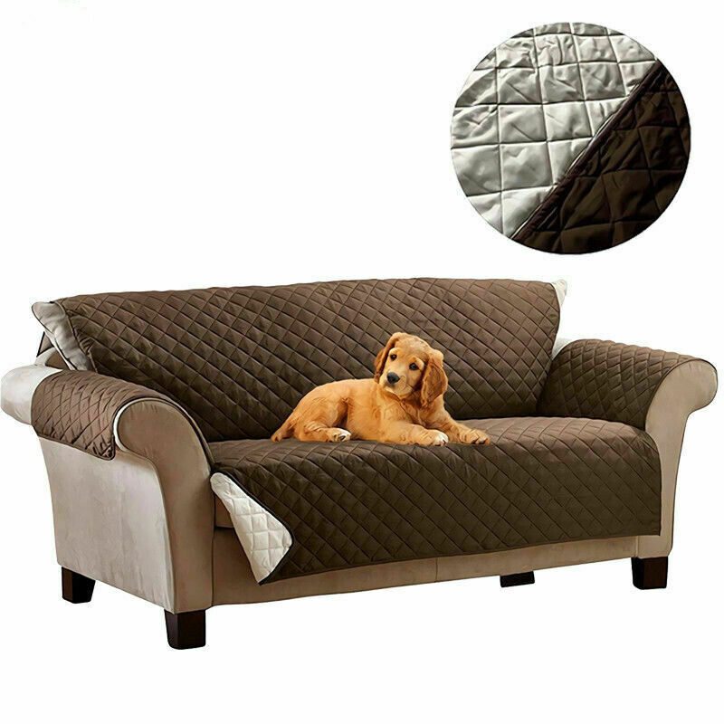 COPRI DIVANO 2 POSTI PROTEZIONE CANE E GATTO COUCH COAT REVERSIBILE DUE COLORI SALVADIVANO