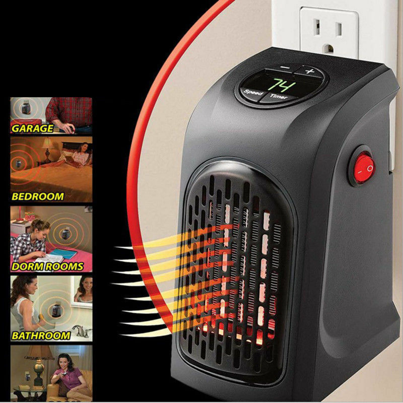 Stufa Elettrica Handy Heater Stufetta In Ceramica Portatile Con Presa A Muro