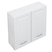 Pensile da Cucina Scolapiatti Sistema Raccogli Gocce Mobile Boiserie Bianco