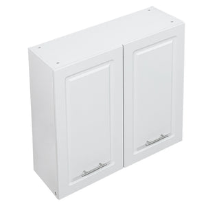 Pensile da Cucina Scolapiatti Sistema Raccogli Gocce Mobile Boiserie Bianco