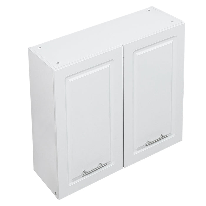 Pensile da Cucina Scolapiatti Sistema Raccogli Gocce Mobile Boiserie Bianco