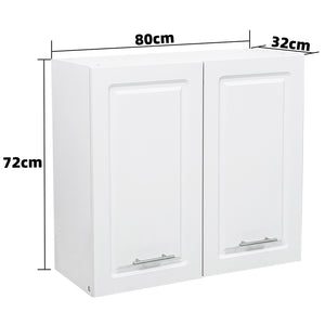 Pensile da Cucina Scolapiatti Sistema Raccogli Gocce Mobile Boiserie Bianco