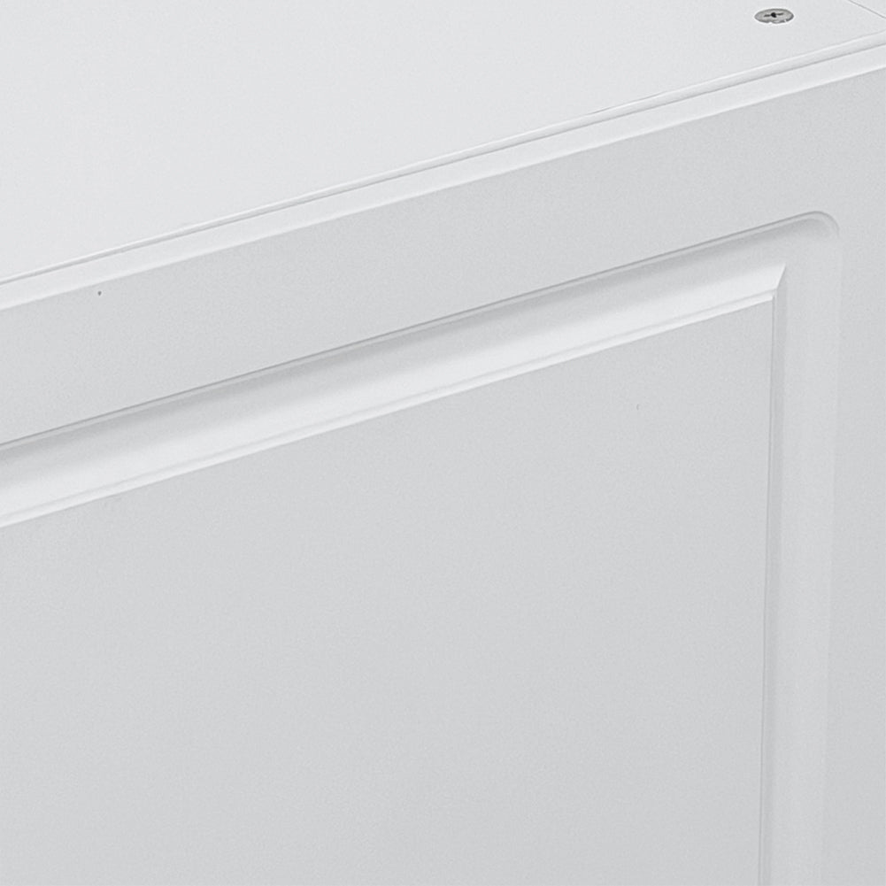 Pensile da Cucina Scolapiatti Sistema Raccogli Gocce Mobile Boiserie Bianco