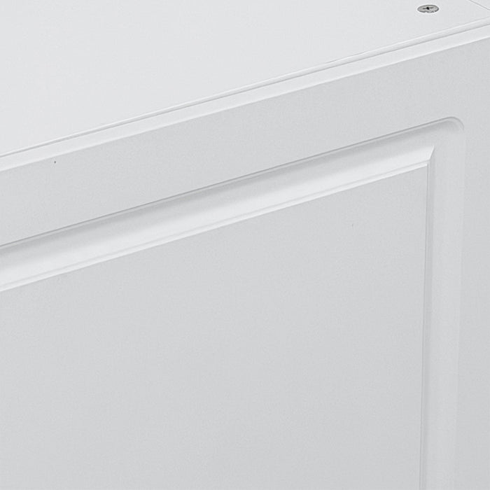 Pensile da Cucina Scolapiatti Sistema Raccogli Gocce Mobile Boiserie Bianco