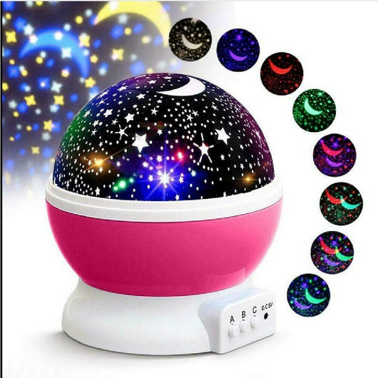 LAMPADA EFFETTO STELLATO PROIETTORE DI STELLE STAR MASTER LUCE LED NOTTURNA