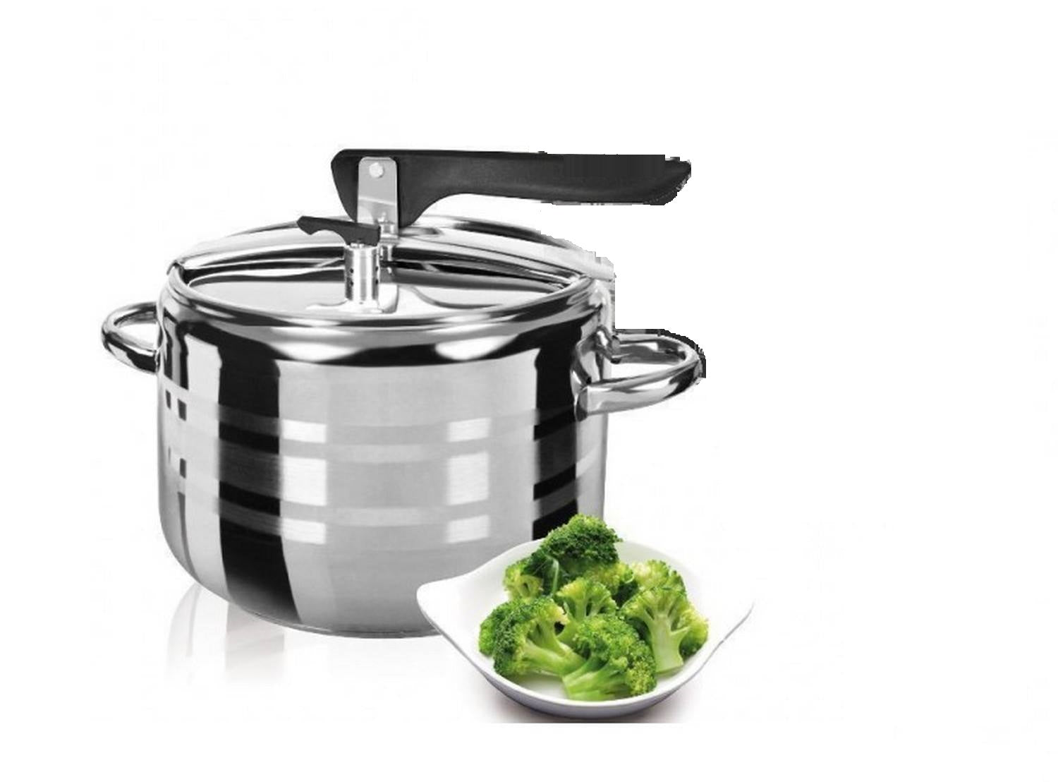 PENTOLA A PRESSIONE 5 LITRI ANCHE PER COTTURA A INDUZIONE CUCINA CASA