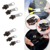ZIP CERNIERA UNIVERSALE 6 PEZZI 3 DIMENSIONI FIX ZIPPER RIPARAZIONE IMMEDIATA